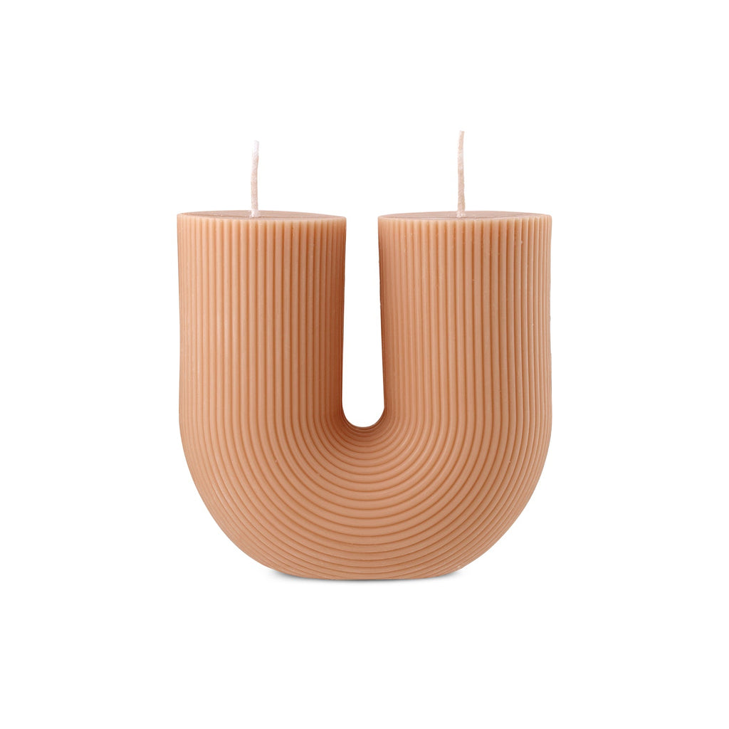 Orange Blossom Arch Candle by Escape to Paradise featuring a decorative arch-shaped candle with floral orange blossom design.